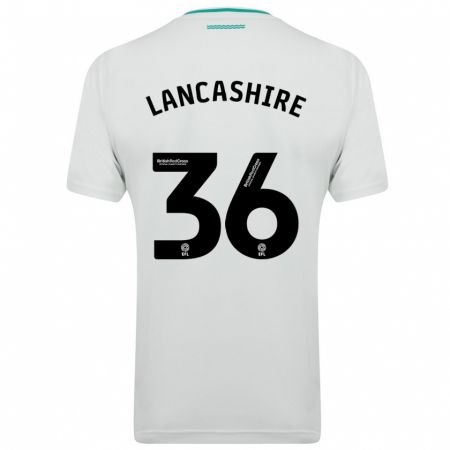 Kandiny Női Olly Lancashire #36 Fehér Idegenbeli Jersey 2023/24 Mez Póló Ing