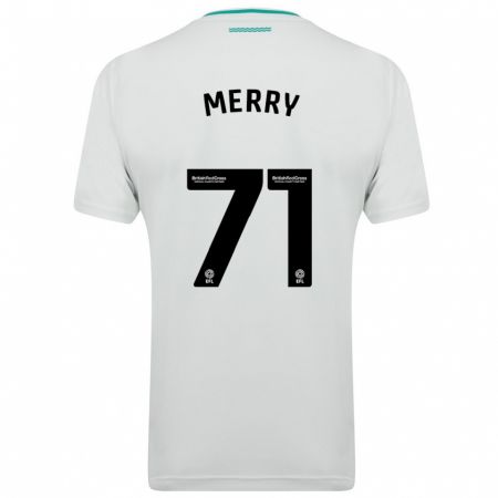 Kandiny Női Will Merry #71 Fehér Idegenbeli Jersey 2023/24 Mez Póló Ing