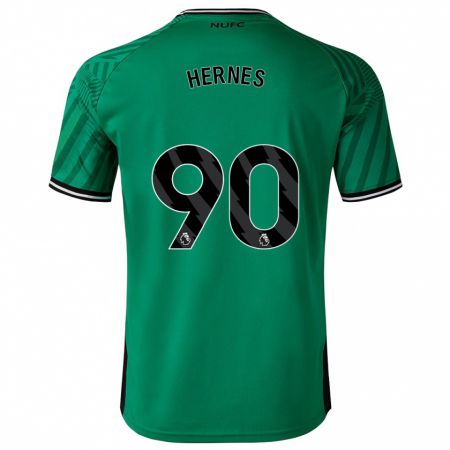 Kandiny Női Travis Hernes #90 Zöld Idegenbeli Jersey 2023/24 Mez Póló Ing