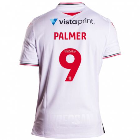 Kandiny Női Ollie Palmer #9 Fehér Idegenbeli Jersey 2023/24 Mez Póló Ing