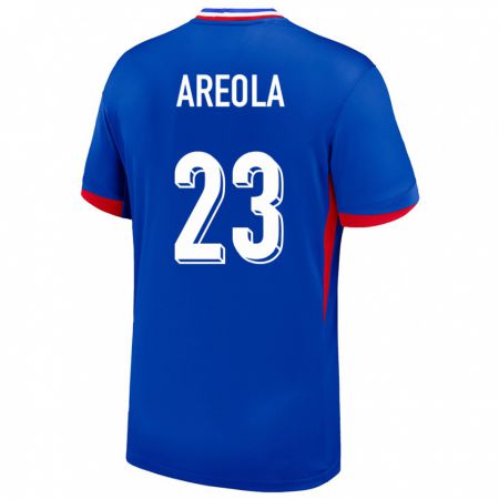 Kandiny Férfi Franciaország Alphonse Areola #23 Kék Hazai Jersey 24-26 Mez Póló Ing