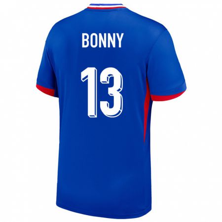 Kandiny Férfi Franciaország Ange Yoan Bonny #13 Kék Hazai Jersey 24-26 Mez Póló Ing