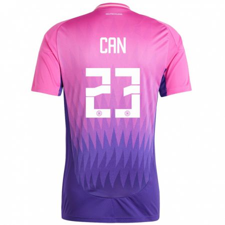 Kandiny Férfi Németország Emre Can #23 Pink Lila Idegenbeli Jersey 24-26 Mez Póló Ing