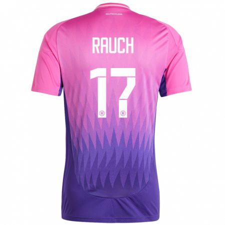 Kandiny Férfi Németország Felicitas Rauch #17 Pink Lila Idegenbeli Jersey 24-26 Mez Póló Ing