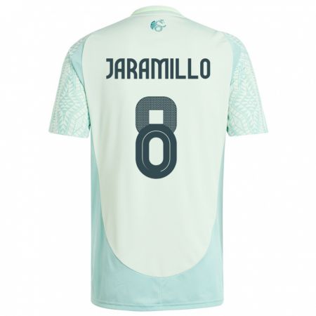 Kandiny Férfi Mexikó Carolina Jaramillo #8 Vászonzöld Idegenbeli Jersey 24-26 Mez Póló Ing