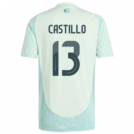 Kandiny Férfi Mexikó Jose Castillo #13 Vászonzöld Idegenbeli Jersey 24-26 Mez Póló Ing