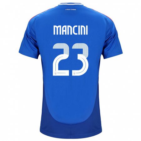 Kandiny Női Olaszország Gianluca Mancini #23 Kék Hazai Jersey 24-26 Mez Póló Ing