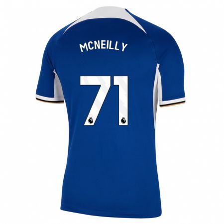 Kandiny Gyermek Donnell Mcneilly #71 Kék Hazai Jersey 2023/24 Mez Póló Ing