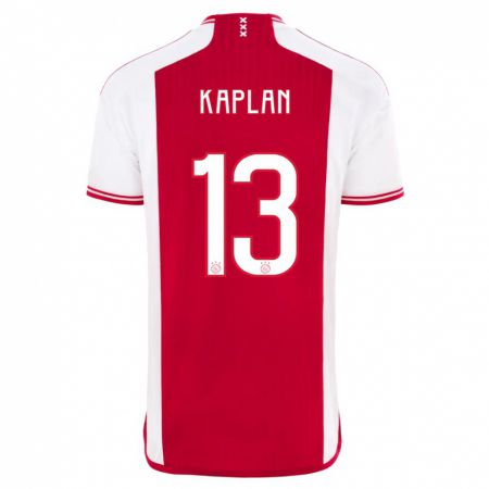 Kandiny Gyermek Ahmetcan Kaplan #13 Piros Fehér Hazai Jersey 2023/24 Mez Póló Ing