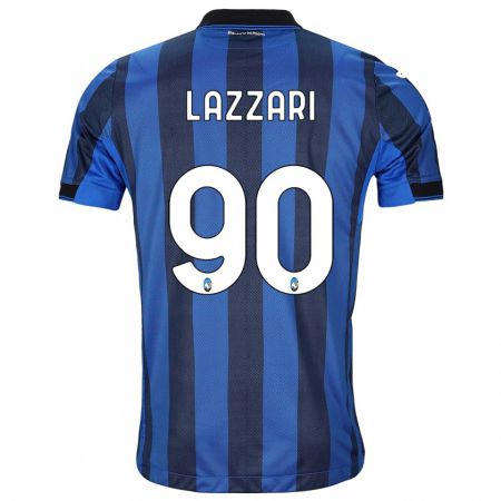 Kandiny Gyermek Ilaria Lazzari #90 Fekete Kék Hazai Jersey 2023/24 Mez Póló Ing