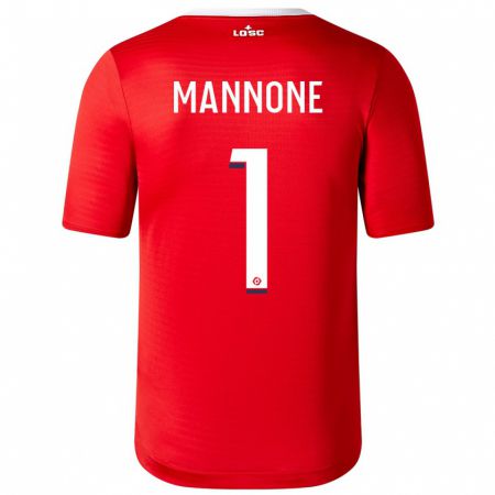 Kandiny Gyermek Vito Mannone #1 Piros Hazai Jersey 2023/24 Mez Póló Ing