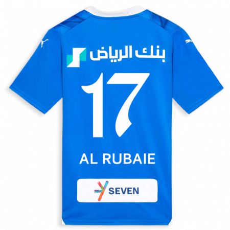 Kandiny Gyermek Mohammed Al-Rubaie #17 Kék Hazai Jersey 2023/24 Mez Póló Ing