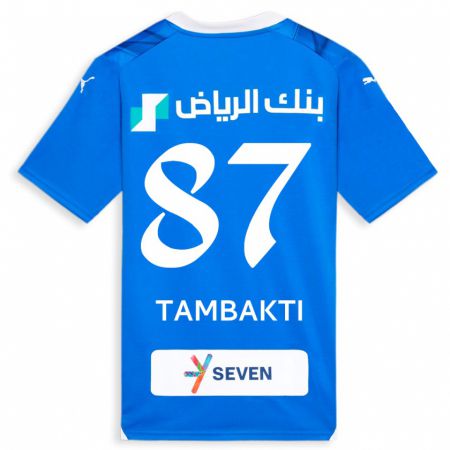 Kandiny Gyermek Hassan Tambakti #87 Kék Hazai Jersey 2023/24 Mez Póló Ing