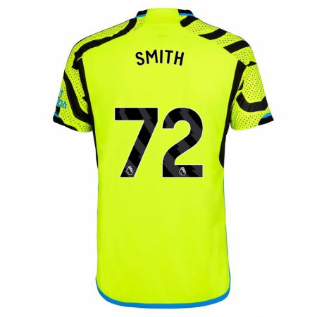 Kandiny Gyermek Matt Smith #72 Sárga Idegenbeli Jersey 2023/24 Mez Póló Ing
