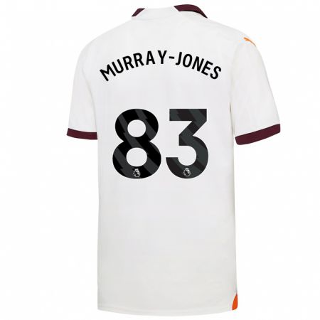Kandiny Gyermek George Murray-Jones #83 Fehér Idegenbeli Jersey 2023/24 Mez Póló Ing