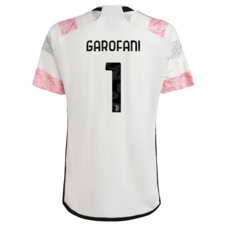 Kandiny Gyermek Giovanni Garofani #1 Fehér Rózsaszín Idegenbeli Jersey 2023/24 Mez Póló Ing