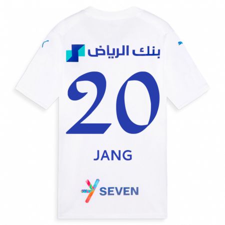 Kandiny Gyermek Hyun-Soo Jang #20 Fehér Idegenbeli Jersey 2023/24 Mez Póló Ing