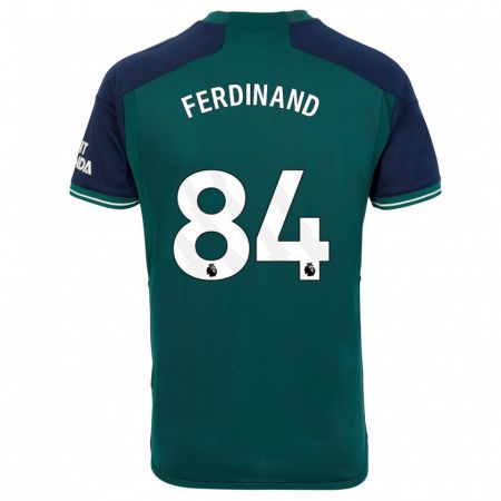 Kandiny Gyermek Seb Ferdinand #84 Zöld Harmadik Számú Jersey 2023/24 Mez Póló Ing