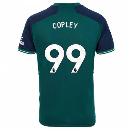Kandiny Gyermek Louie Copley #99 Zöld Harmadik Számú Jersey 2023/24 Mez Póló Ing