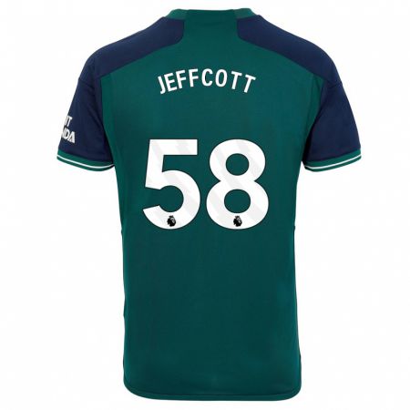 Kandiny Gyermek Henry Jeffcott #58 Zöld Harmadik Számú Jersey 2023/24 Mez Póló Ing