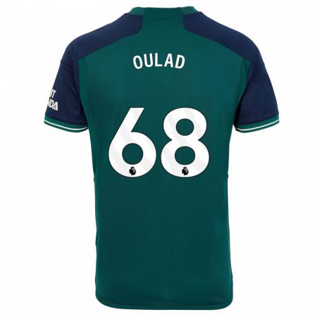 Kandiny Gyermek Salah-Eddine Oulad M'hand #68 Zöld Harmadik Számú Jersey 2023/24 Mez Póló Ing