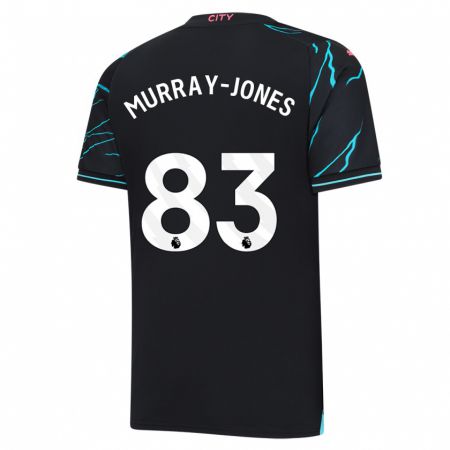 Kandiny Gyermek George Murray-Jones #83 Sötétkék Harmadik Számú Jersey 2023/24 Mez Póló Ing