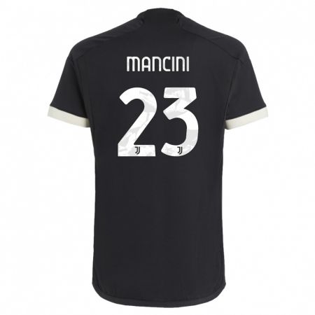 Kandiny Gyermek Tommaso Mancini #23 Fekete Harmadik Számú Jersey 2023/24 Mez Póló Ing