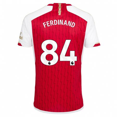 Kandiny Férfi Seb Ferdinand #84 Piros Hazai Jersey 2023/24 Mez Póló Ing