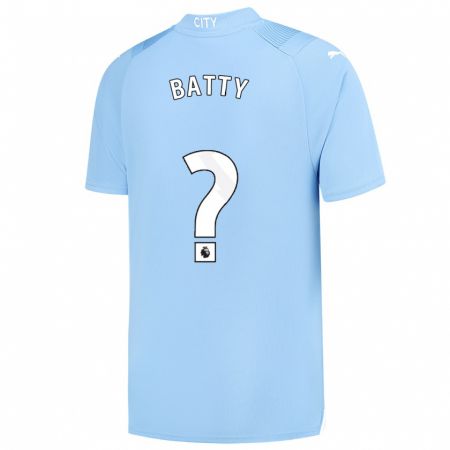 Kandiny Férfi Daniel Batty #0 Világoskék Hazai Jersey 2023/24 Mez Póló Ing