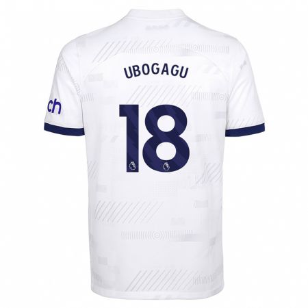 Kandiny Férfi Chioma Ubogagu #18 Fehér Hazai Jersey 2023/24 Mez Póló Ing