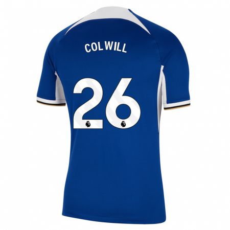 Kandiny Férfi Levi Colwill #26 Kék Hazai Jersey 2023/24 Mez Póló Ing