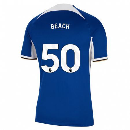 Kandiny Férfi Eddie Beach #50 Kék Hazai Jersey 2023/24 Mez Póló Ing