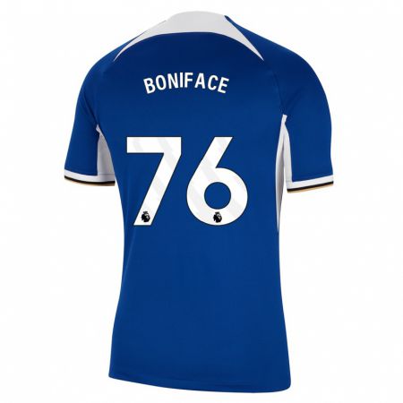Kandiny Férfi Somto Boniface #76 Kék Hazai Jersey 2023/24 Mez Póló Ing