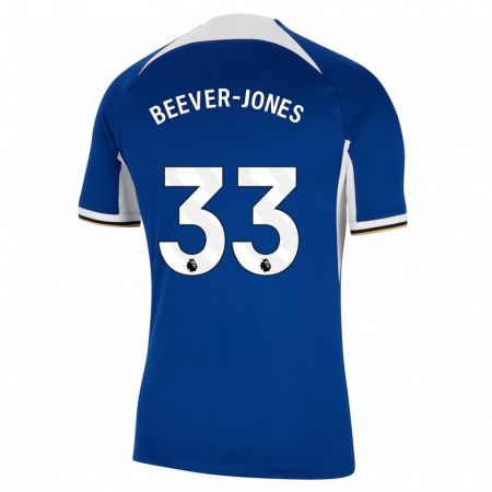 Kandiny Férfi Aggie Beever-Jones #33 Kék Hazai Jersey 2023/24 Mez Póló Ing