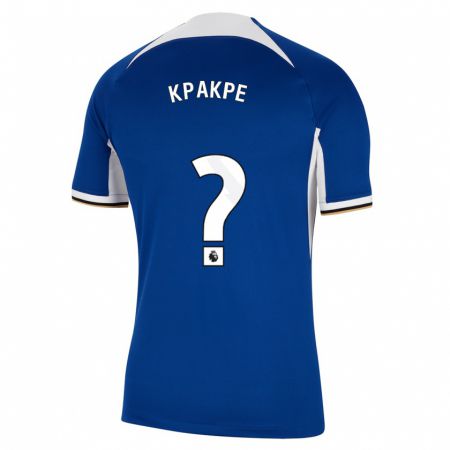 Kandiny Férfi Alex Kpakpe #0 Kék Hazai Jersey 2023/24 Mez Póló Ing