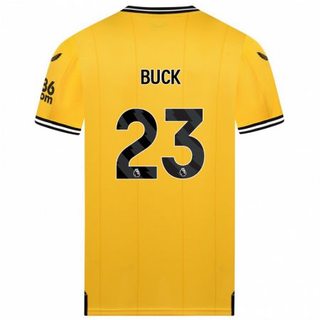Kandiny Férfi Alex Buck #23 Sárga Hazai Jersey 2023/24 Mez Póló Ing
