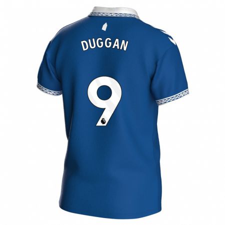 Kandiny Férfi Toni Duggan #9 Királykék Hazai Jersey 2023/24 Mez Póló Ing