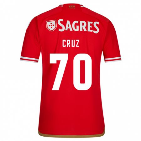 Kandiny Férfi Filipe Cruz #70 Piros Hazai Jersey 2023/24 Mez Póló Ing