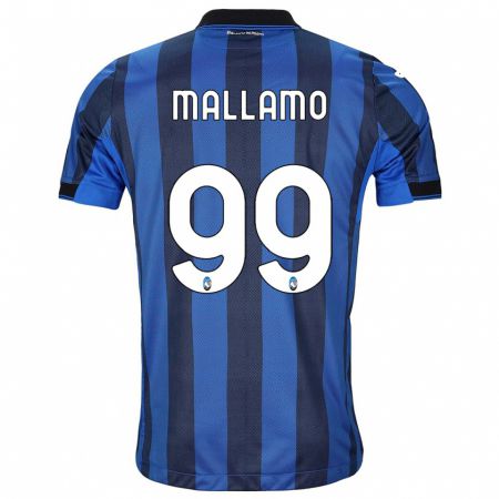 Kandiny Férfi Alessandro Mallamo #99 Fekete Kék Hazai Jersey 2023/24 Mez Póló Ing