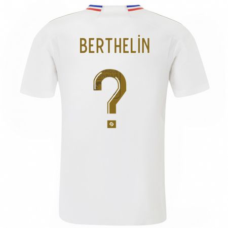 Kandiny Férfi Romain Berthelin #0 Fehér Hazai Jersey 2023/24 Mez Póló Ing