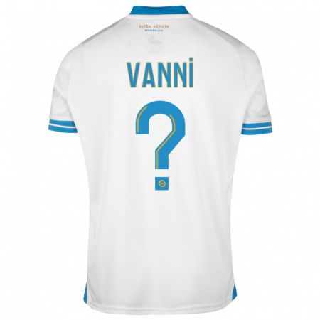 Kandiny Férfi Fabio Vanni #0 Fehér Hazai Jersey 2023/24 Mez Póló Ing