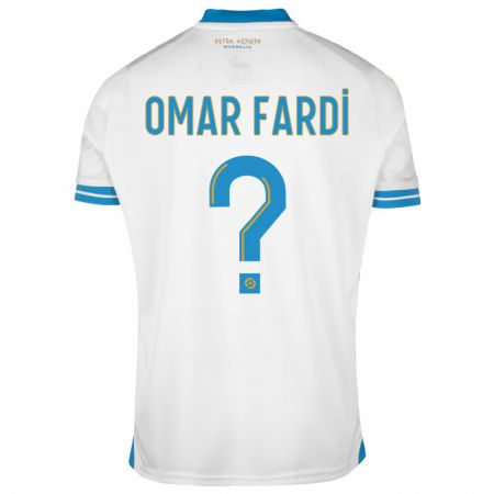 Kandiny Férfi El Omar Fardi #0 Fehér Hazai Jersey 2023/24 Mez Póló Ing