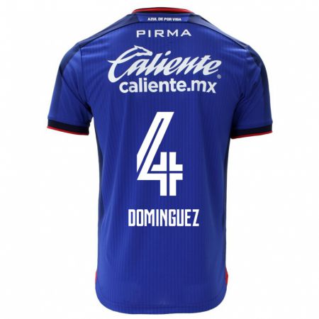 Kandiny Férfi Julio Cesar Dominguez #4 Kék Hazai Jersey 2023/24 Mez Póló Ing