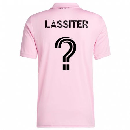 Kandiny Férfi Ariel Lassiter #0 Rózsaszín Hazai Jersey 2023/24 Mez Póló Ing