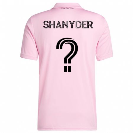 Kandiny Férfi Shanyder Borgelin #0 Rózsaszín Hazai Jersey 2023/24 Mez Póló Ing