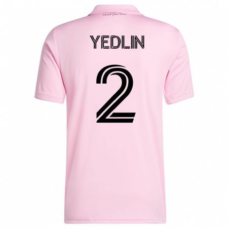 Kandiny Férfi Deandre Yedlin #2 Rózsaszín Hazai Jersey 2023/24 Mez Póló Ing