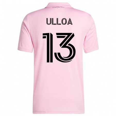 Kandiny Férfi Víctor Ulloa #13 Rózsaszín Hazai Jersey 2023/24 Mez Póló Ing