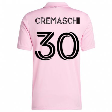 Kandiny Férfi Benja Cremaschi #30 Rózsaszín Hazai Jersey 2023/24 Mez Póló Ing