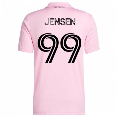 Kandiny Férfi Cole Jensen #99 Rózsaszín Hazai Jersey 2023/24 Mez Póló Ing