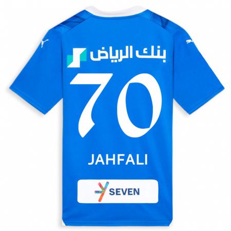 Kandiny Férfi Mohammed Jahfali #70 Kék Hazai Jersey 2023/24 Mez Póló Ing